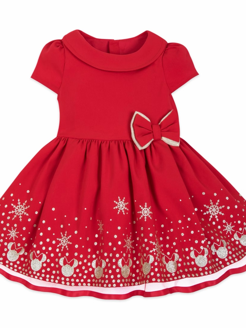 Disney Store Minnie Mouse Holiday Cheer Dress sz 7/8